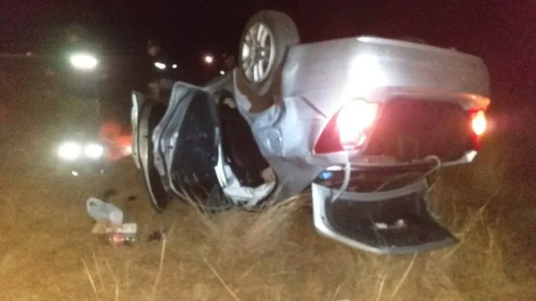 Se le cruzó un carpincho, intentó esquivarlo y volcó