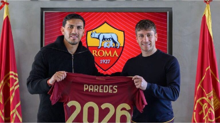 Leandro Paredes se mostró contento por haber renovado con la Roma: «Estoy en un gran club»