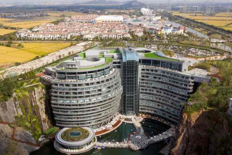 De cantera abandonada a lujo subterráneo: cómo es el hotel que fue construido bajo tierra