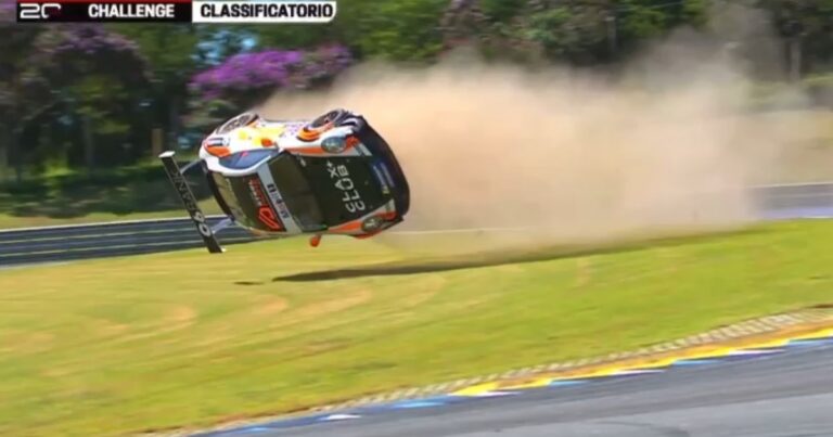 Video: tremendo accidente en la Porsche Cup de Brasil