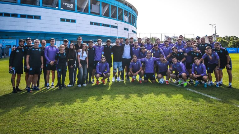 Gabriel Gago, el hincha baleado en Brasil, fue recibido por Racing