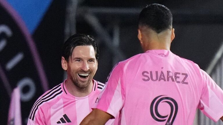 Volvió con todo: Messi entró y tardó dos minutos en hacer un gol para el Inter Miami puntero