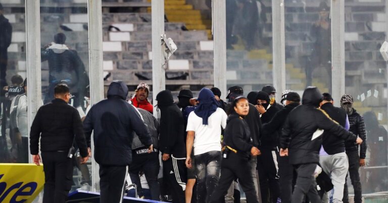 Violencia en Chile: se suspendió el clásico de la U ante Colo Colo