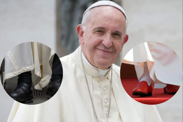 Los zapatos negros de Francisco: el símbolo de humildad que pidió llevar a su tumba