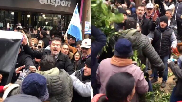 Tensión en Oberá: incidentes entre yerbateros y libertarios durante la visita de Karina Milei