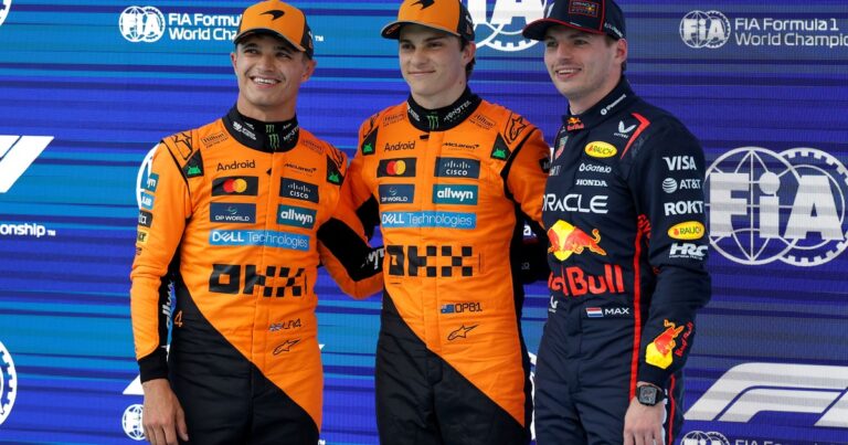 Así quedó la parrilla de salida en el GP de Barcelona