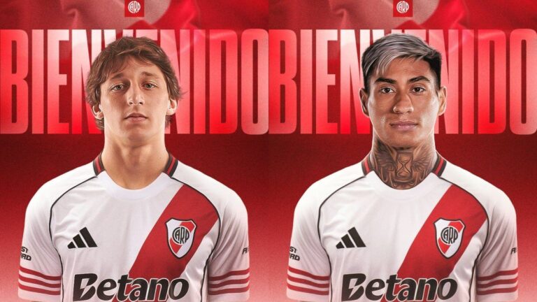 Matías Galarza Fonda y Juan Carlos Portillo fueron presentados en River: cuándo debutan
