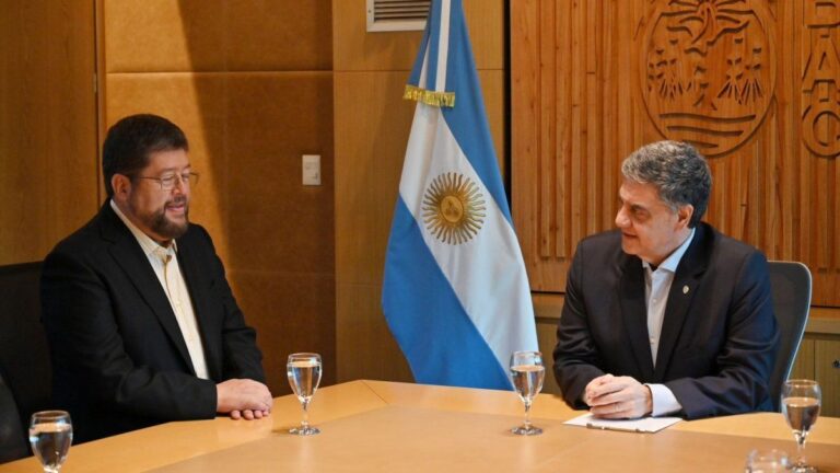 Jorge Macri mantuvo un encuentro con el principal candidato a la presidencia de Bolivia