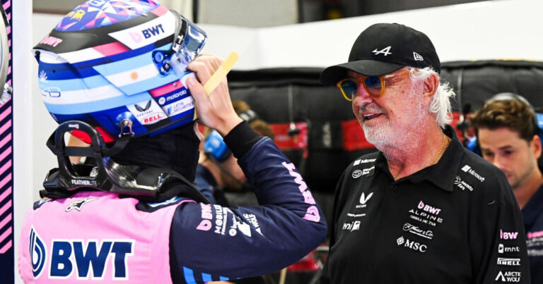 Briatore le dio una caricia a Colapinto y lanzó un deseo antes del GP de Hungría de Fórmula 1: «Hay que reconocerle el mérito a Franco»