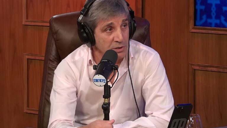 Para Luis Caputo la suba del dólar es «exagerada» y lo atribuyó «al riesgo kuka»