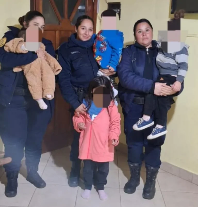 Personal de Comisaría de Minoridad intervino ante  llamados de vecinos, en una vivienda donde menores se encontraban solos
