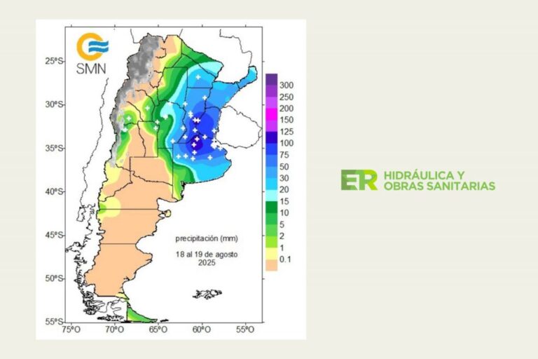 La provincia de Entre Ríos superó los valores históricos de precipitaciones en agosto