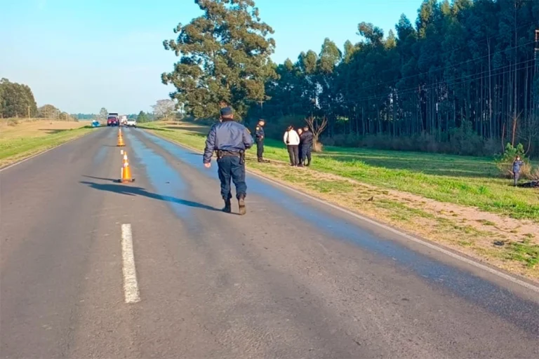 Motociclista sufrió la amputación de su pierna tras choque con camión