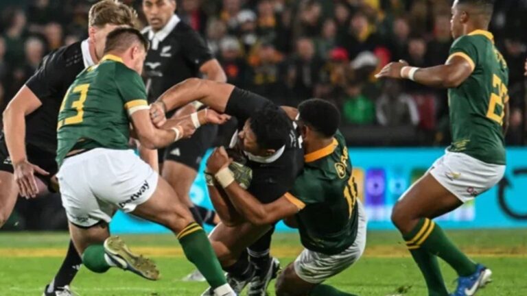 Contundente triunfo de los All Blacks ante los Sprinboks en el Rugby Championship