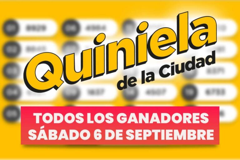 Quiniela Nacional: todos los números ganadores del sábado 6 de septiembre