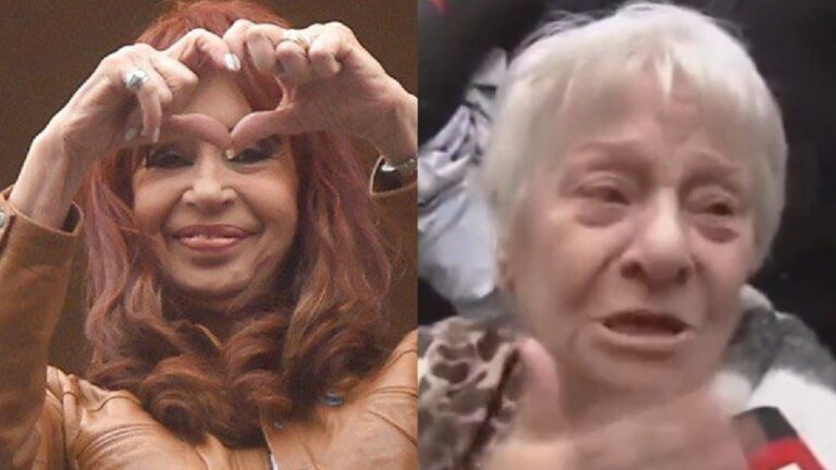 La emoción de una jubilada que fue a ver a Cristina Kirchner: «El último viaje que hice fue gracias a ella»
