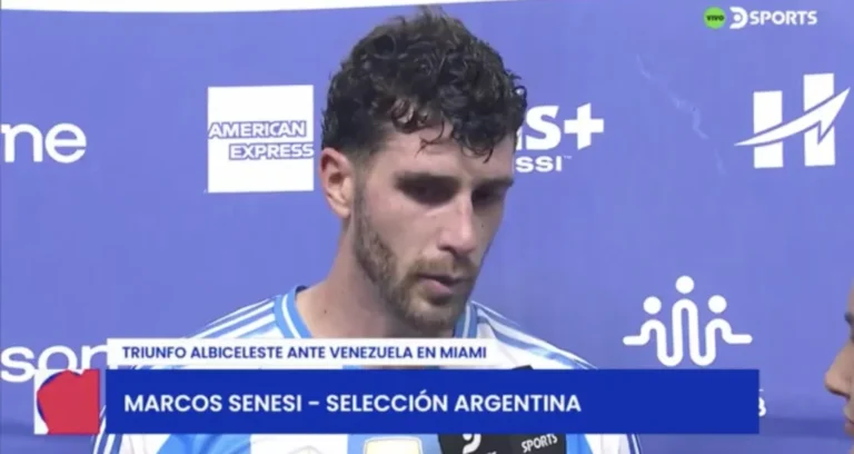 El concordiense Senesi debutó como titular en la Selección: Estoy muy contento de estar acá