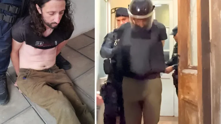 En un fuerte operativo de seguridad trajeron al homicida Laurta a Concordia y gritó ante los medios que Palacio «es un mártir» reconociendo  que lo mató.