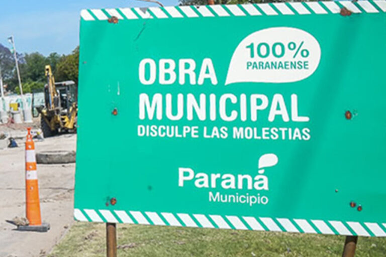 Avanza la pavimentación en la zona oeste