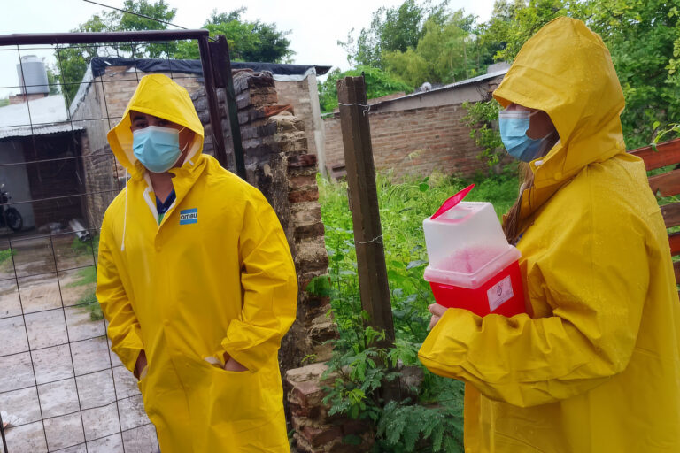 Sarampión: realizaron operativo en Santa Elena tras caso confirmado