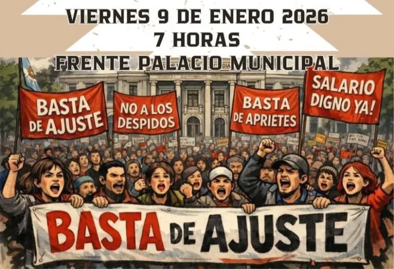 Otro de los Sindicatos con mayor peso en el Municipio se pliega a la movilización de mañana frente a la Municipalidad de Concordia.