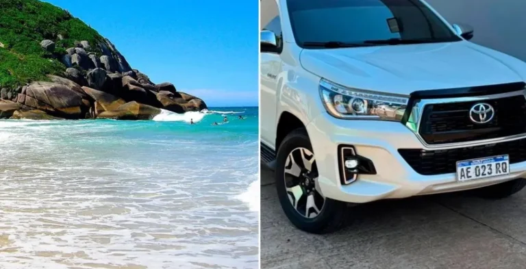 Vacaciones truncadas: roban una camioneta a una familia argentina en Florianópolis