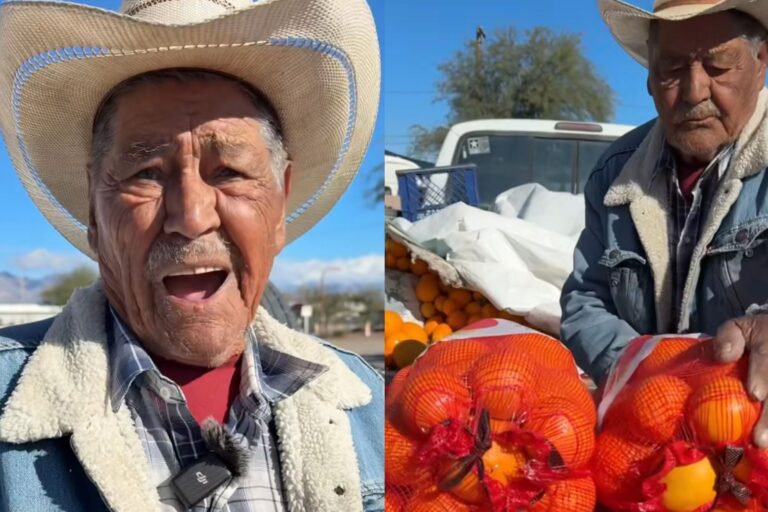 Tiene 79 años, vende naranjas en la calle y fue estafado en Arizona: Tucson respondió vaciando su puesto