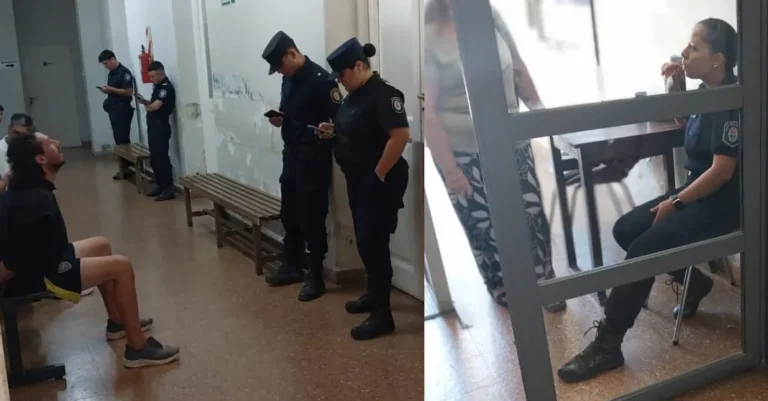 POLICÍAS EN ACCIÓN EN LOS TRIBUNALES DE CONCORDIA