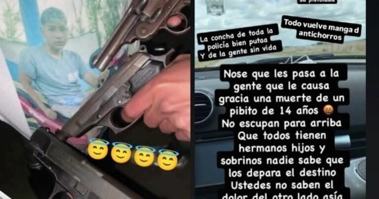 «Todo vuelve, manga de antichorros»: el insólito adiós al ladrón de 14 años que murió baleado por un francotirador